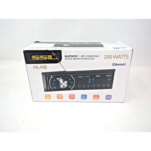 SSL ML41B Bluetooth MP3 Compatible Digital Media FM Receiver 200 Watts - NEW